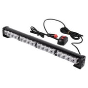 funtasica Generic Roof Strobe Light Bar Emergency Light Hazard Warning Light Bar for Snow Plow Trucks Construction Vehicles Red Blue Light